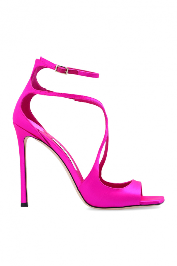 【23AW NEW】Jimmy Choo_women / Azia ヒールサンダル / Pink 23AW NEW】Jimmy Choo_women / Azia ヒールサンダル / Pink
